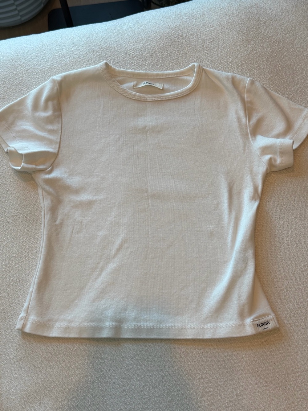 Glowny Classic White Soft Tee